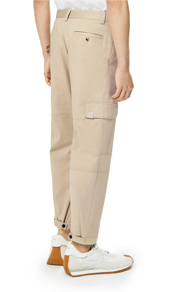 LOEWE Cargo trousers in cotton Stone Grey pdp_rd