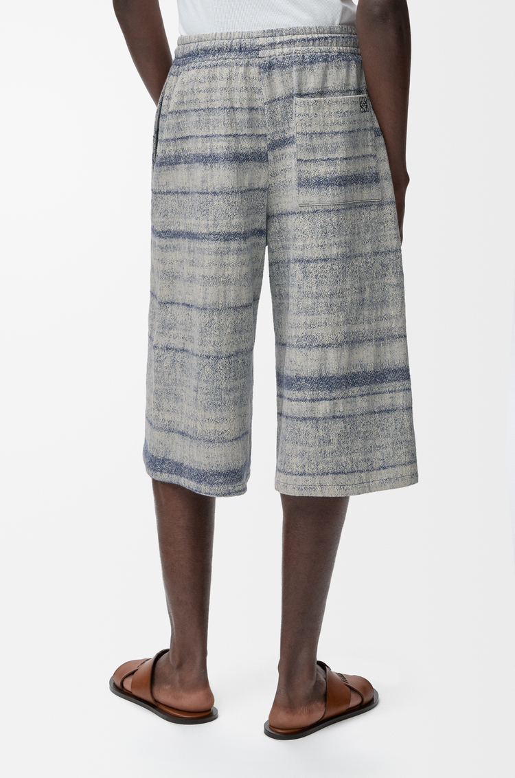 LOEWE 丹寧抽繩短褲 藍色