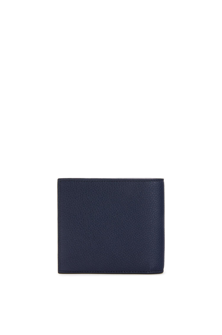 LOEWE Bifold wallet in soft grained calfskin Ocean