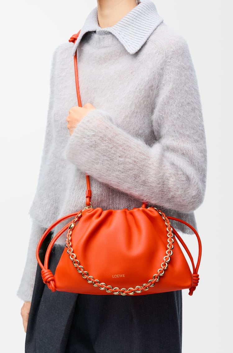 LOEWE フラメンコパース（メローナパラム） ビビッドオレンジ