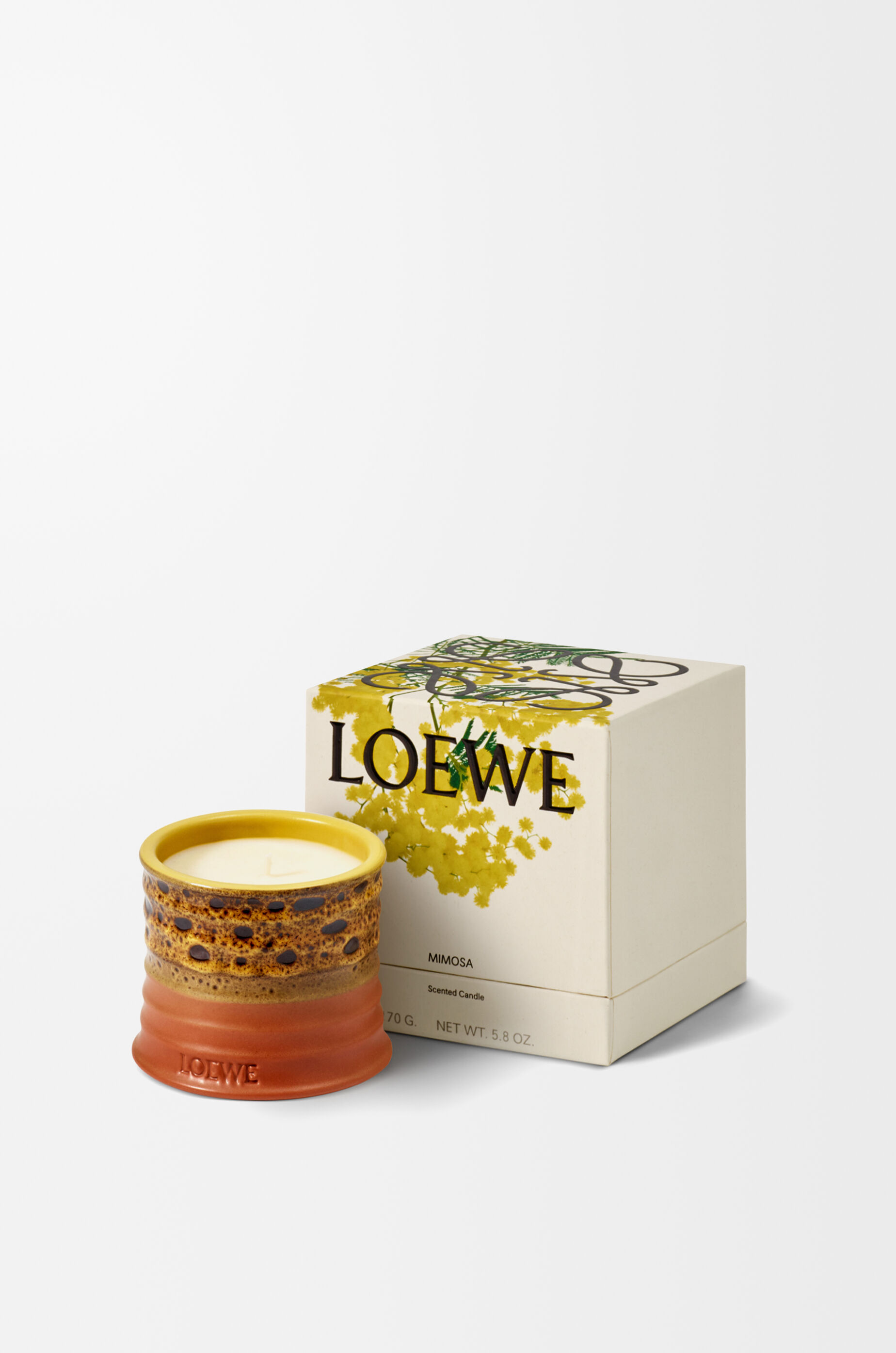 ミモザ フレグランスキャンドル イエロー - LOEWE
