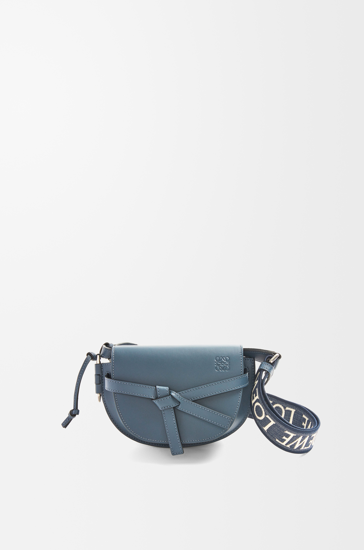 Loewe mini gate dual bag in soft calfskin and jacquard Clearance