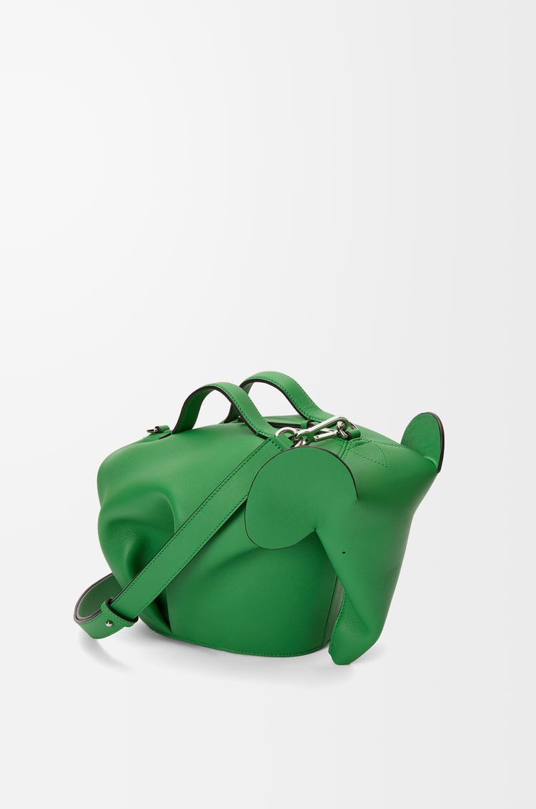 LOEWE 大号经典牛皮革小象包 热带绿