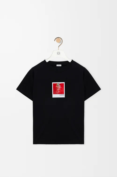 LOEWE Regular fit T-shirt in cotton Black