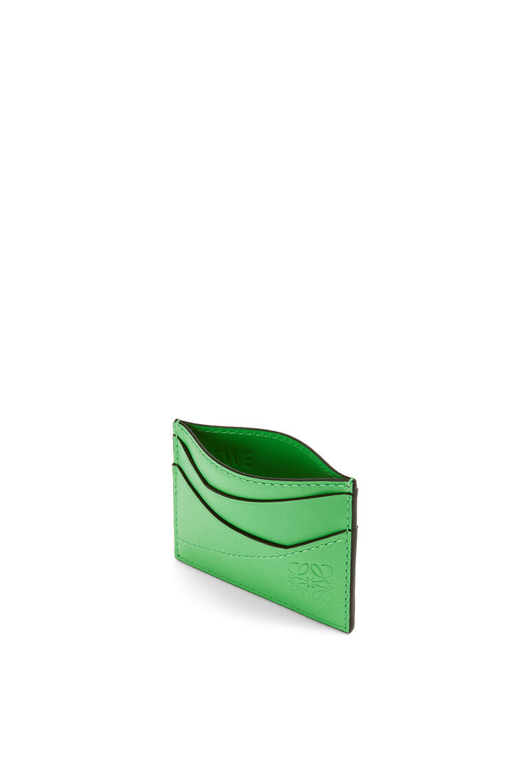 LOEWE Puzzle stitches plain cardholder in smooth calfskin Apple Green pdp_rd