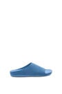 LOEWE Lago sandal in suede calfskin Lagoon Blue