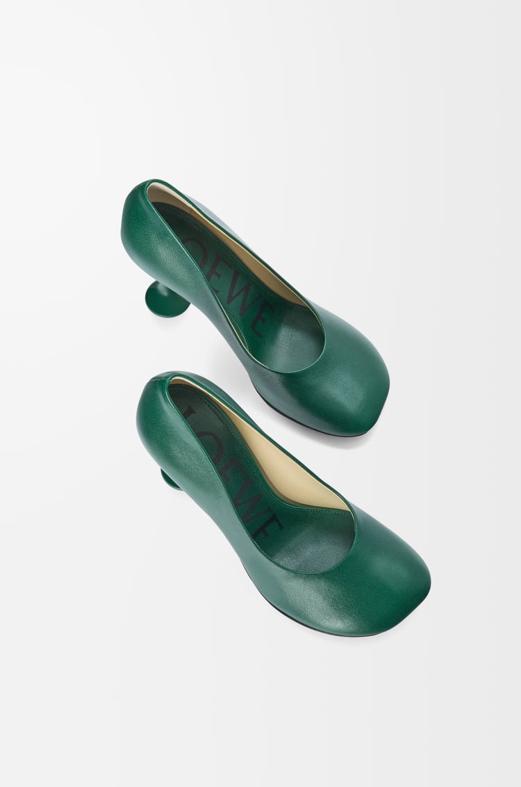 LOEWE Zapato de salón Toy en piel de cabra Verde Bosque