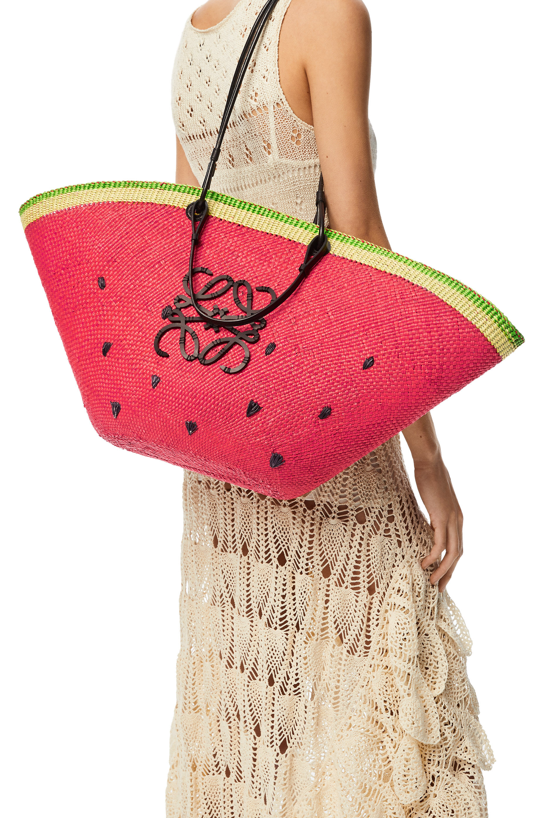 Loewe basket bag pink
