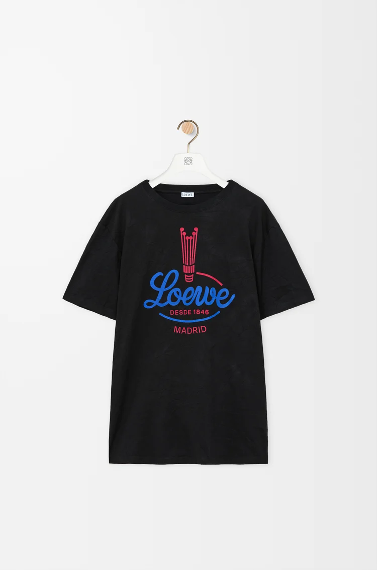 LOEWE T-shirt in cotton blend Black