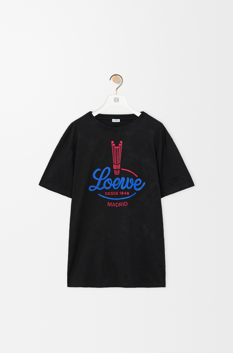 LOEWE T-shirt in cotton blend Black