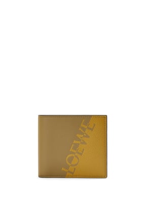 LOEWE Signature bifold wallet in calfskin Ochre/Olive plp_rd