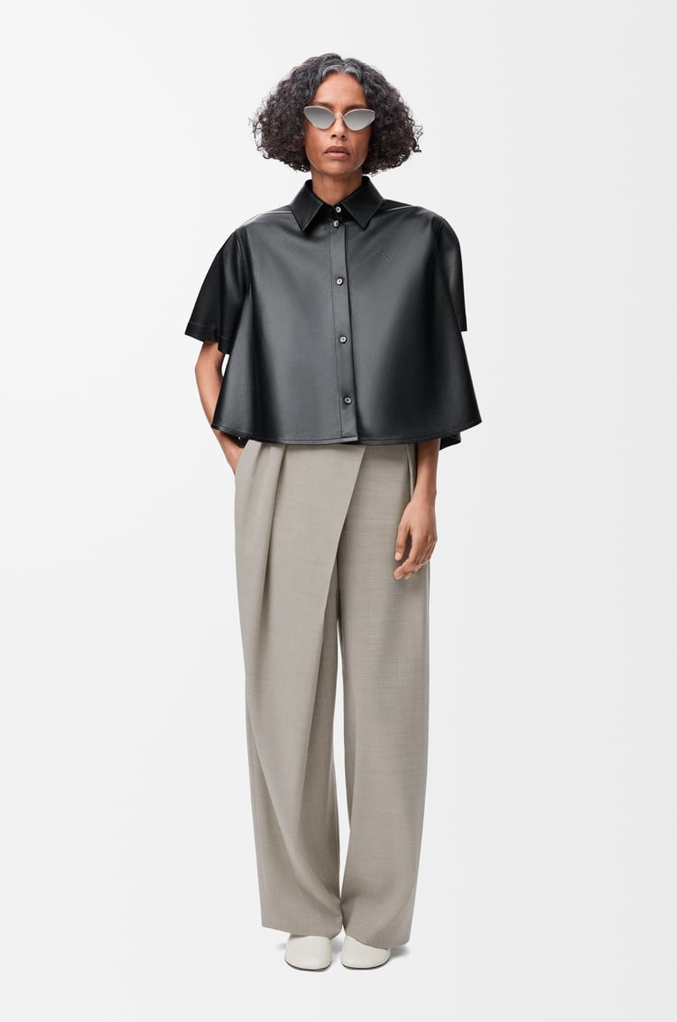 LOEWE ラップ トラウザーズ（ウール） ライトベージュメランジェ
