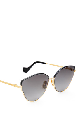 LOEWE Metal butterfly sunglasses Gradient Smoke Grey plp_rd