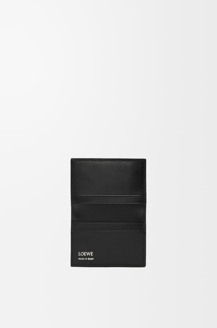 LOEWE Slim bifold cardholder in shiny nappa calfskin Deep Navy/Black