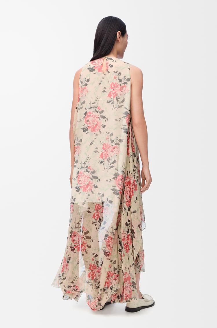 LOEWE Vestido en seda Multicolor