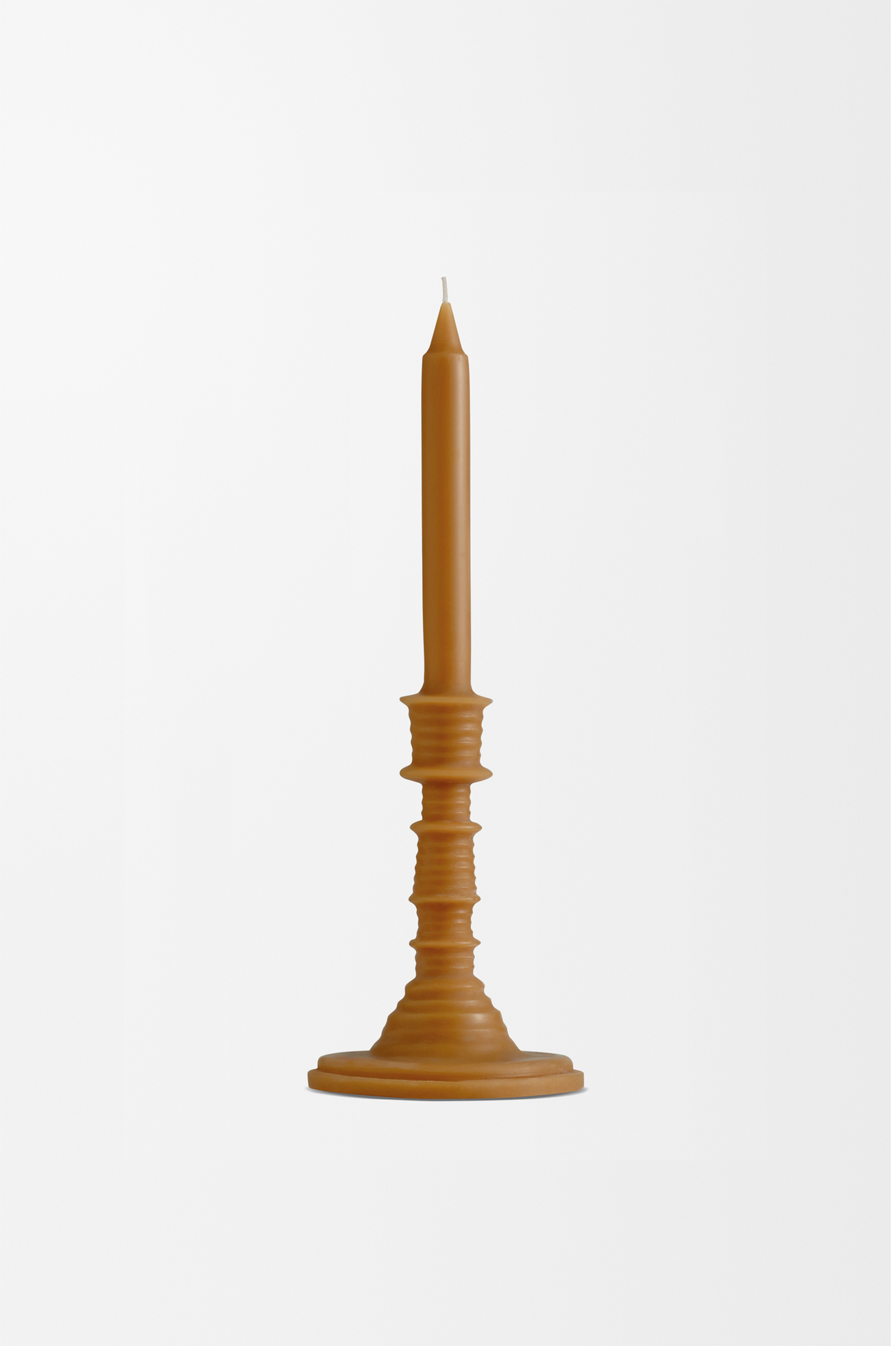 LOEWE Bronze beeswax candleholder Amber