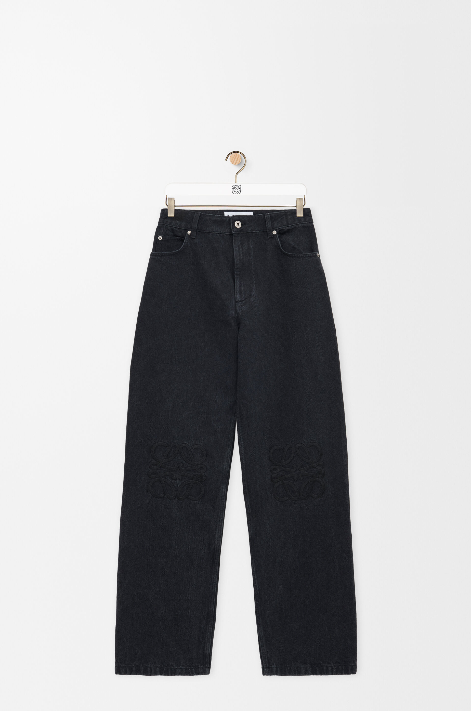 アナグラム バギー ジーンズ（デニム） ブラック - LOEWE