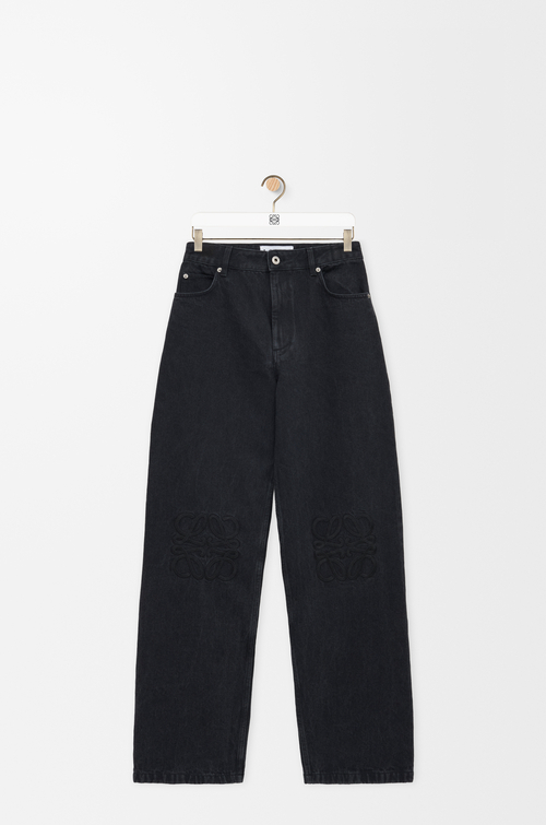 LOEWE Anagram baggy jeans in denim Black