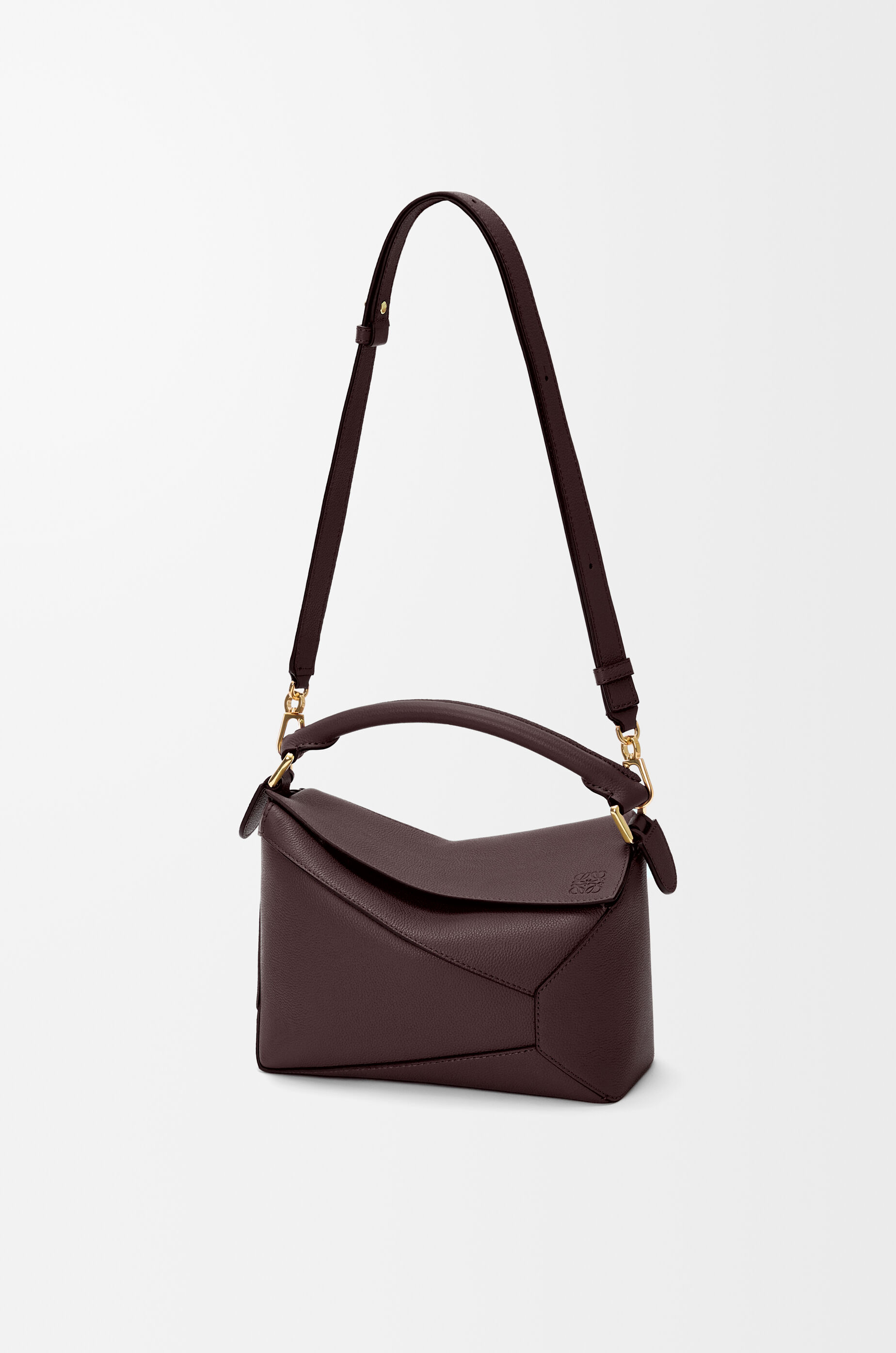 Small Puzzle Edge bag in soft grained calfskin Brown - LOEWE
