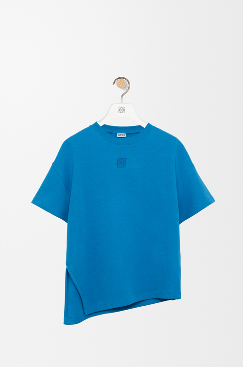 LOEWE アシンメトリー Tシャツ（コットンブレンド） ブルー