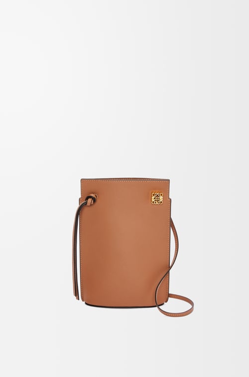 LOEWE Dice pocket in classic calfskin Tan plp_rd