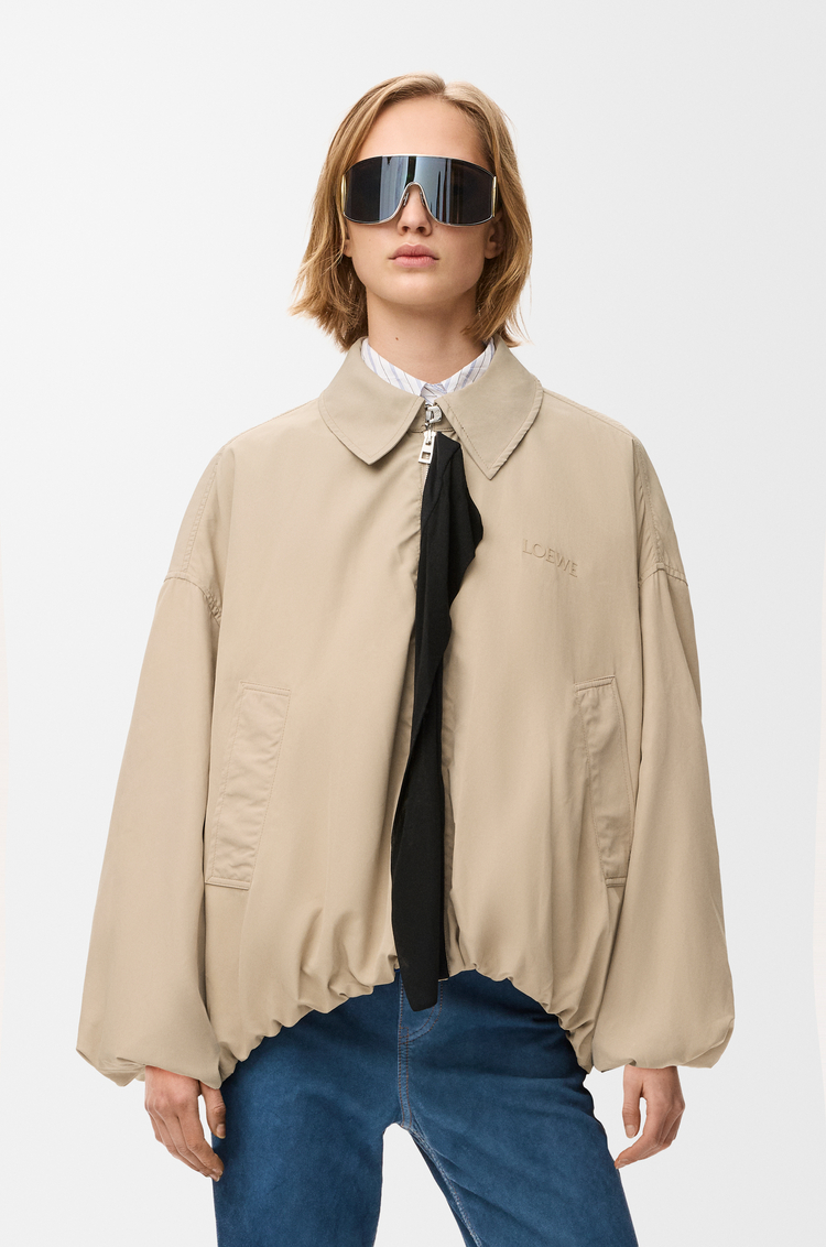 LOEWE Chaqueta en tejido técnico Beige Claro
