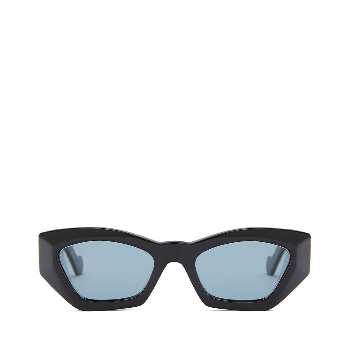 LOEWE Geometric Cateye Sunglasses Black/Blue front