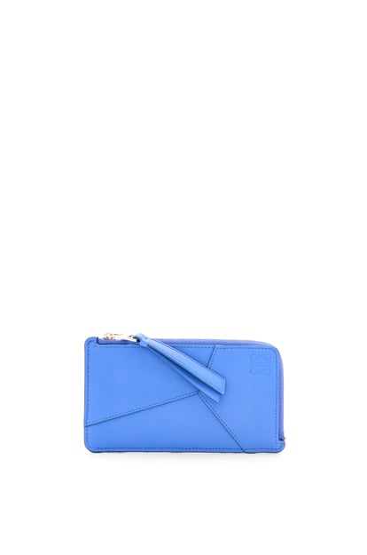 LOEWE Puzzle long coin cardholder in classic calfskin 海岸藍 plp_rd