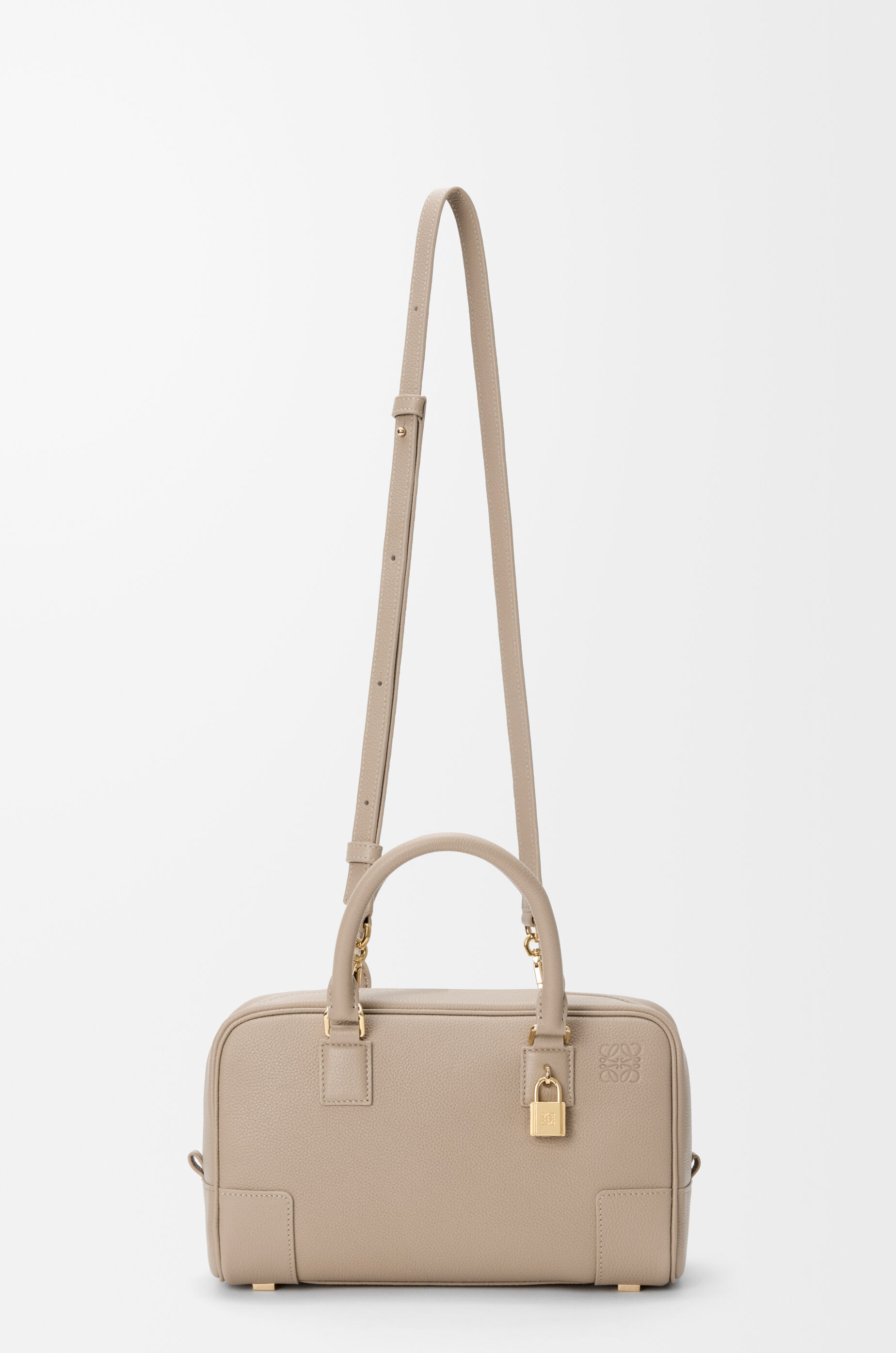 Amazona 23 bag in soft grained calfskin Brown - LOEWE