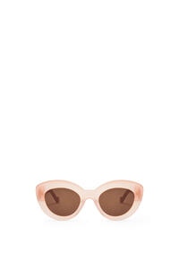 LOEWE Butterfly Anagram sunglasses in acetate Pink Tulip pdp_rd