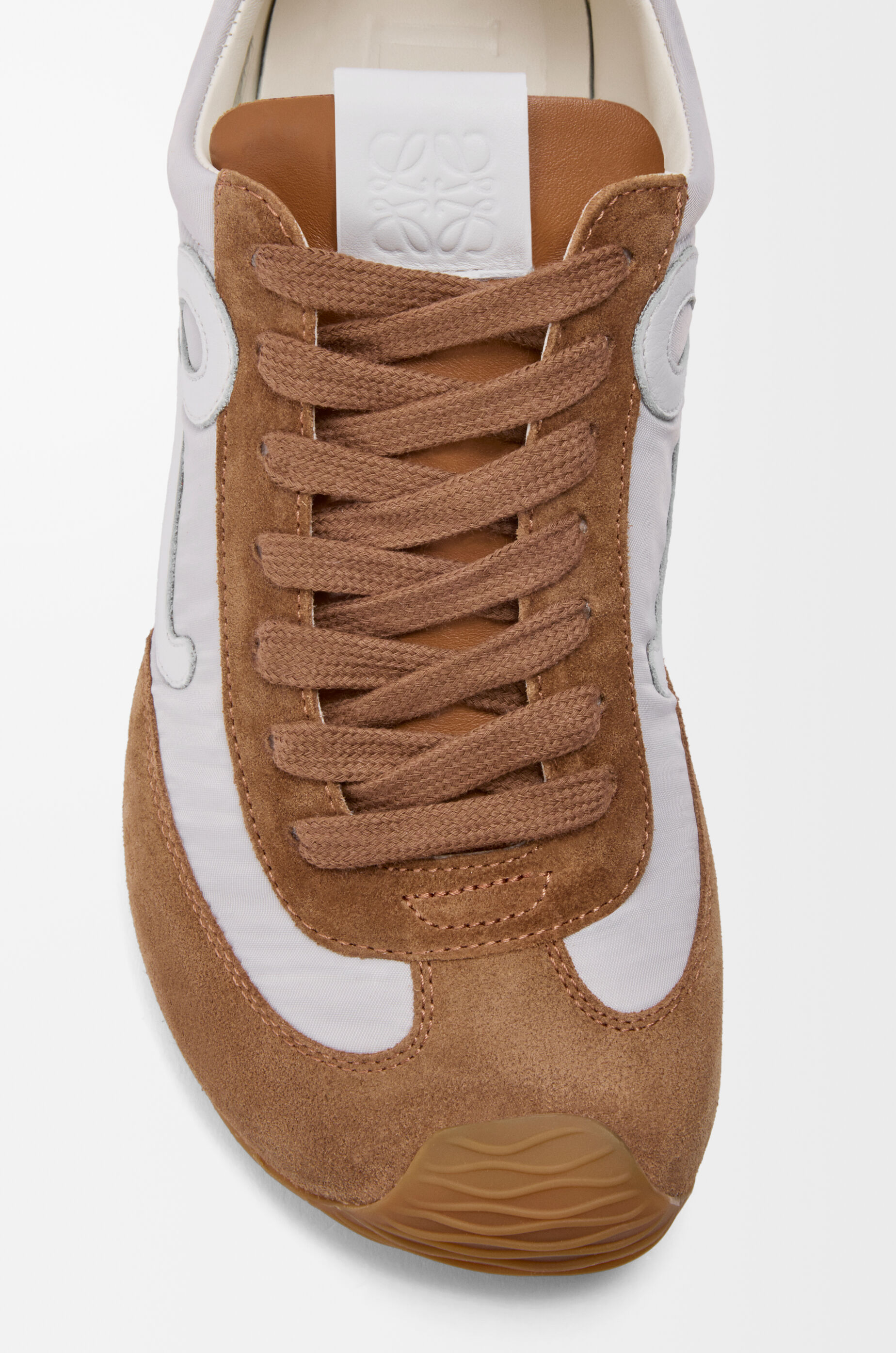 スニーカー LOEWE Women Sneakers LBR2282X13 GREY Ballet Runner 2.0 in nylon and calfskin Grey - LOEWE