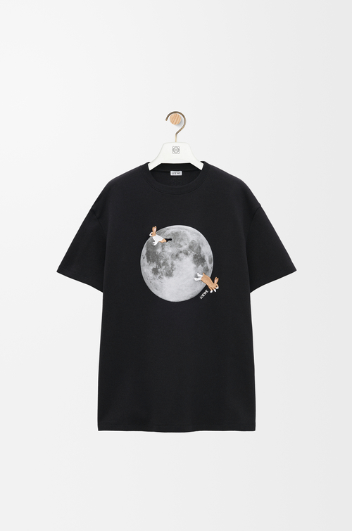リラックスフィット Tシャツ（コットン） ブラック - LOEWE
