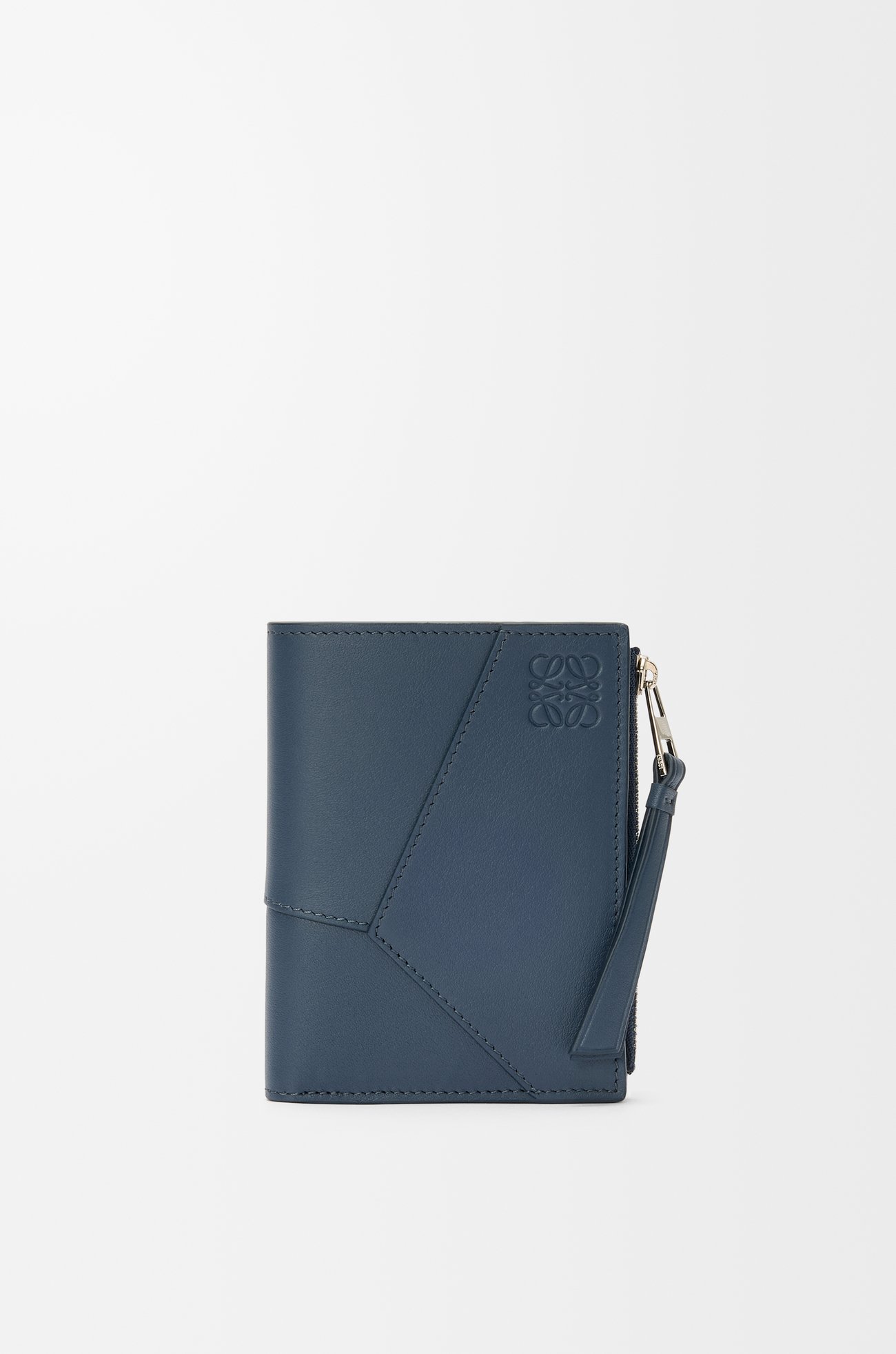 LOEWE パズル スリム コンパクト ウォレット（クラシックカーフ） インディゴダイ