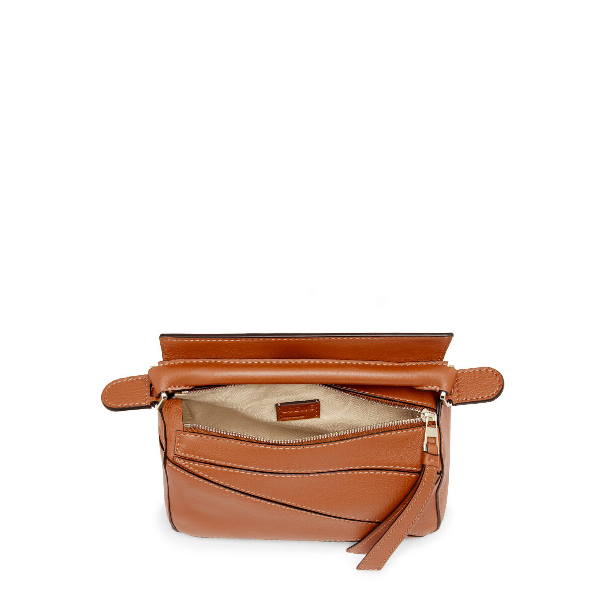 Mini Puzzle bag in classic calfskin Tan - LOEWE