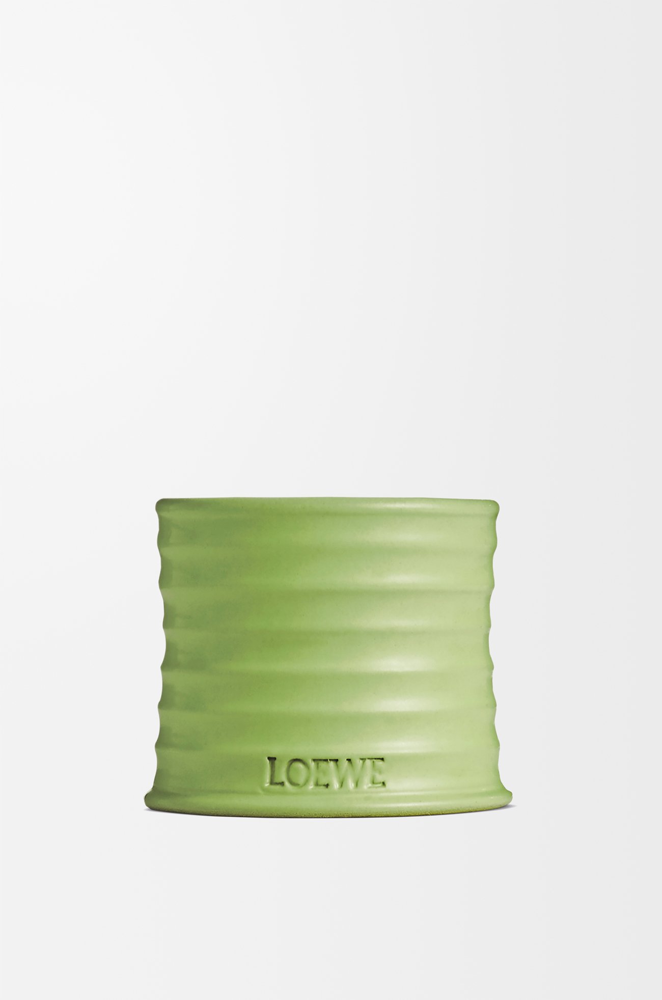 LOEWE Small Cucumber candle Light Green