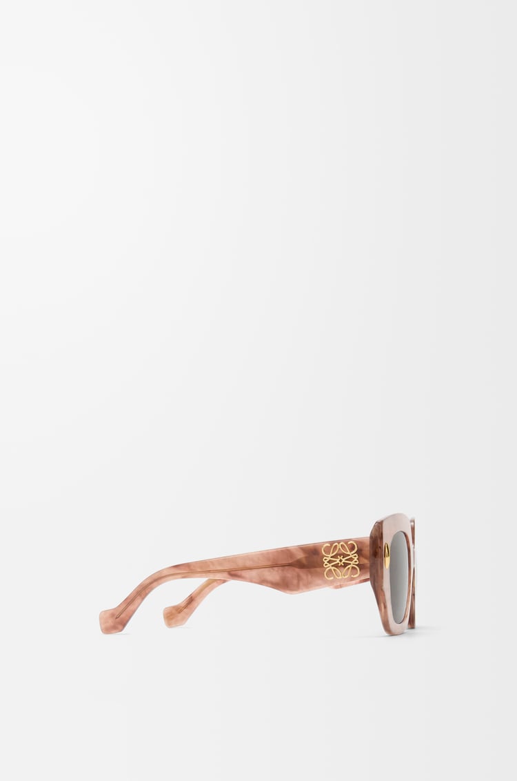 LOEWE Square Screen sunglasses Marble Dark Pink