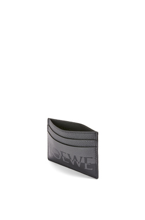 LOEWE Signature plain cardholder in calfskin Anthracite/Black plp_rd