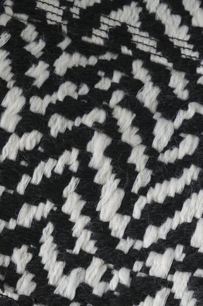 LOEWE Chaqueta Workwear en mezcla de lana Negro/Blanco plp_rd