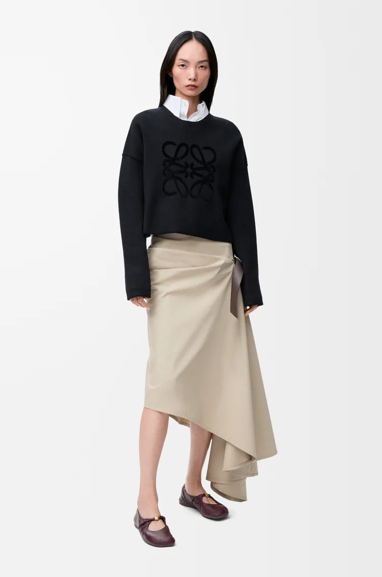 LOEWE Jersey Anagram en mezcla de lana Negro