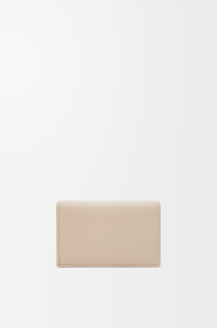 LOEWE アナグラム ビジネスカードホルダー（ペブルグレインカーフ） ライトゴースト