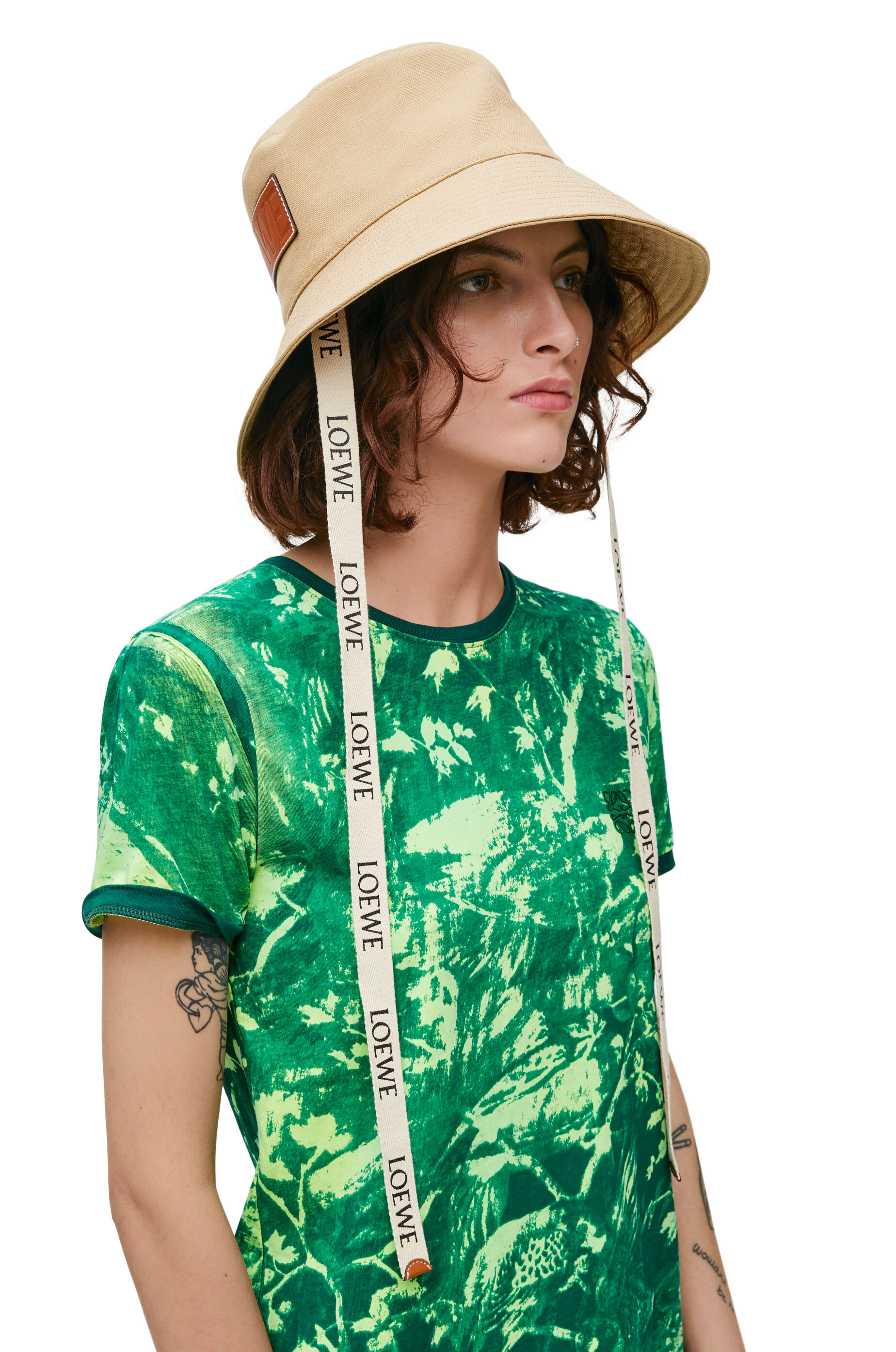 フィッシャーマンハット（キャンバス） サンド - LOEWE