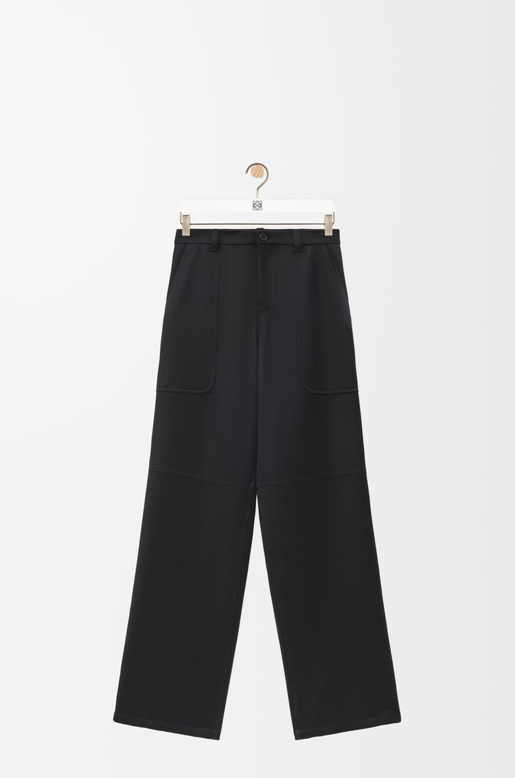 LOEWE Cargo trousers in wool Black
