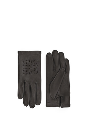 LOEWE Anagram gloves in lambskin Black plp_rd