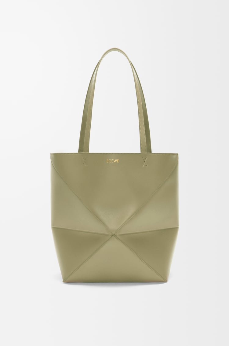 LOEWE パズルフォルド トート （シャイニーカーフ） ユーカリグリーン