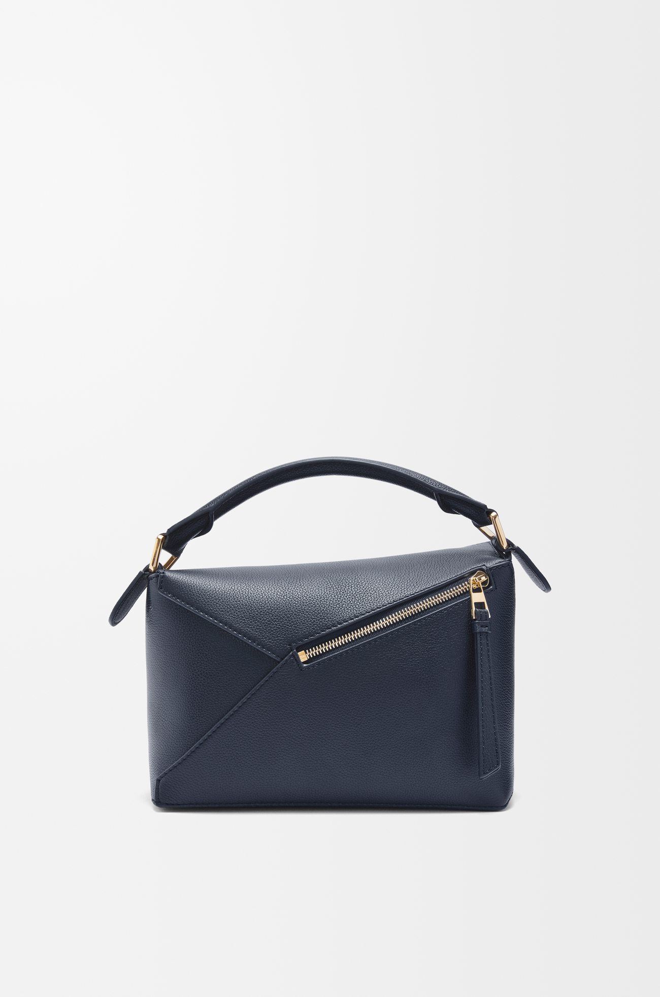 LOEWE Bolso Puzzle pequeño en piel de ternera Azul Marino
