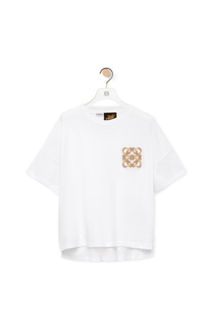LOEWE Boxy fit t-shirt in cotton 白色 plp_rd