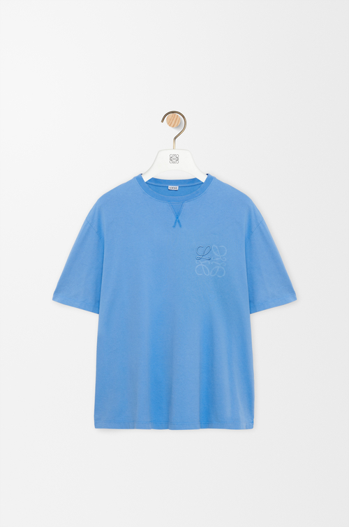LOEWE 棉质宽松版型 T 恤 蓝色