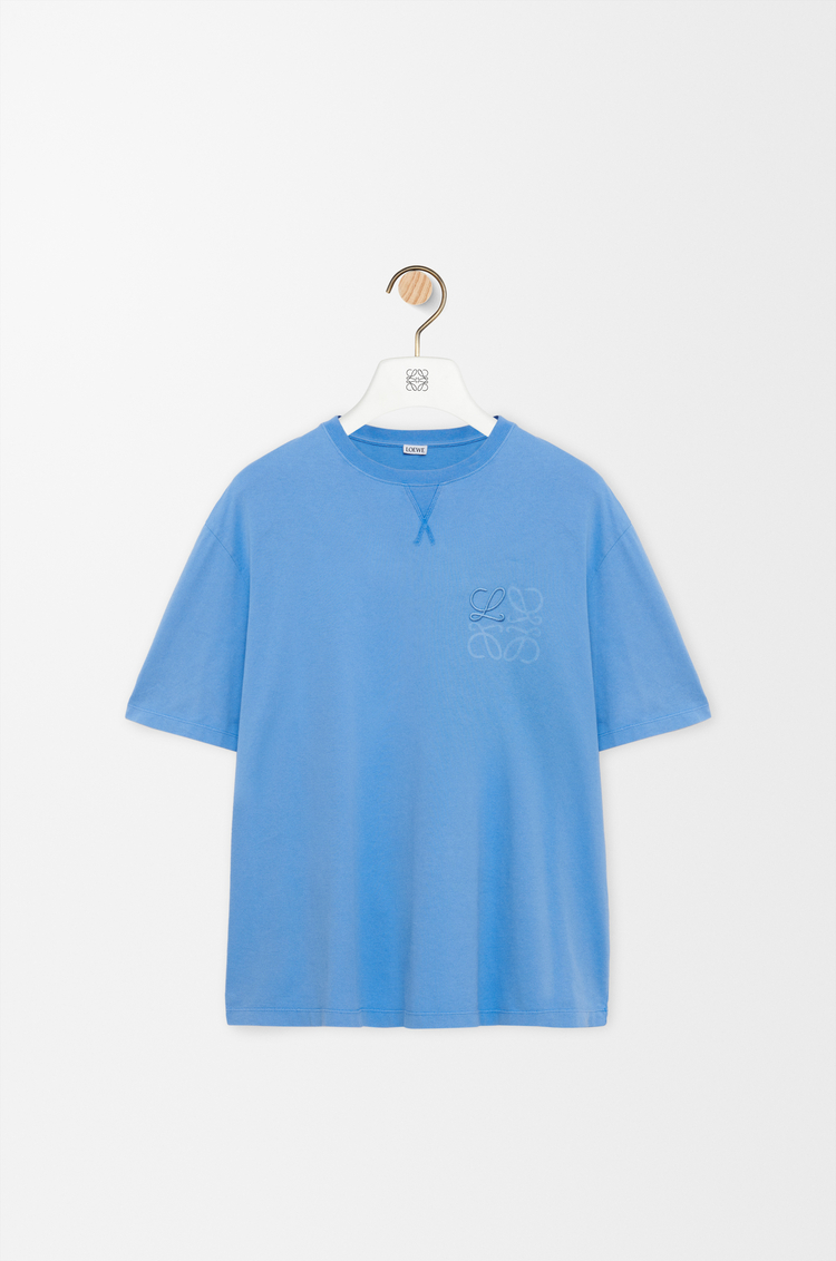LOEWE 棉质宽松版型 T 恤 蓝色