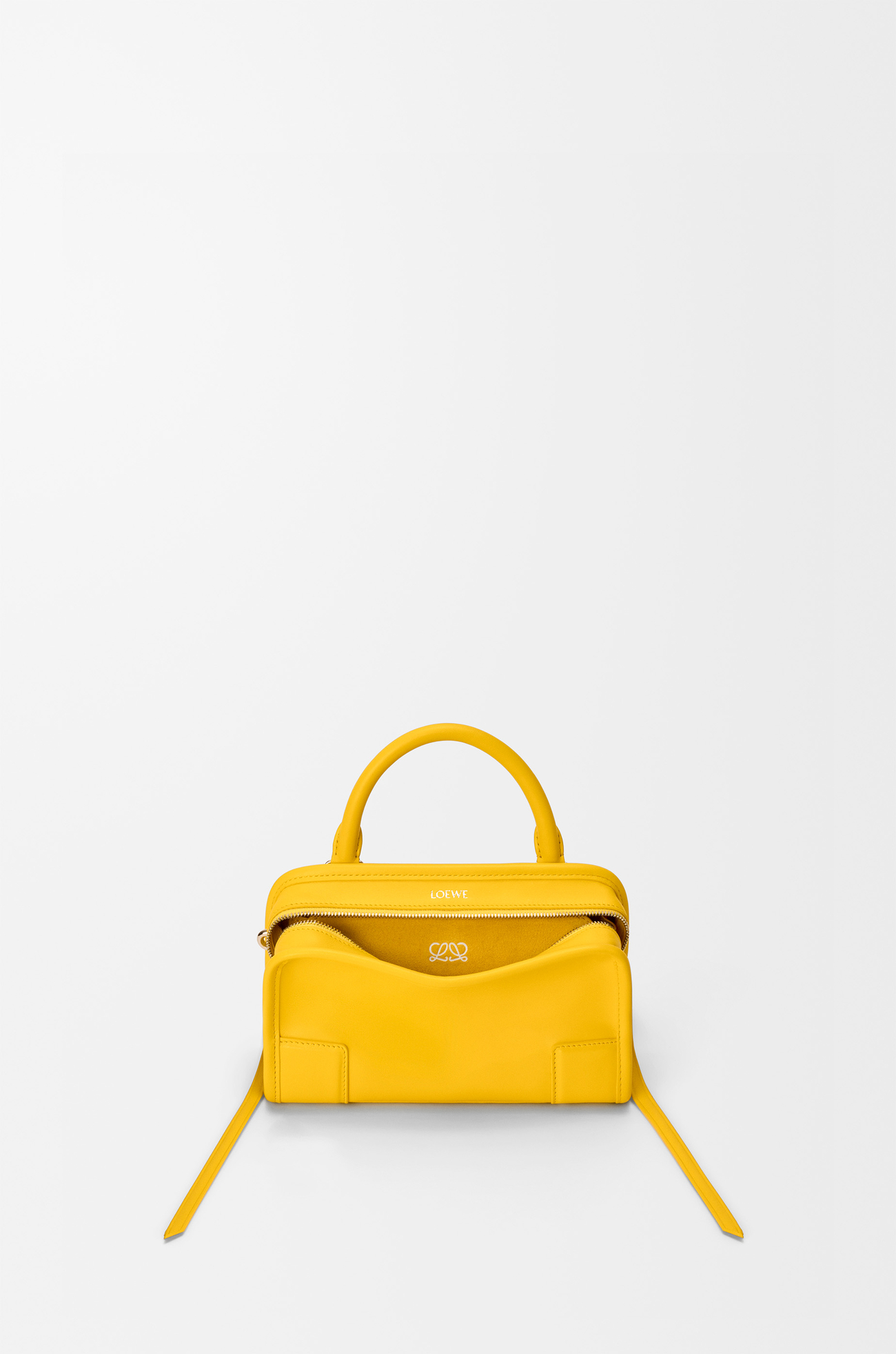 LOEWE Mini Amazona 180 bag in soft calfskin Daisy Yellow