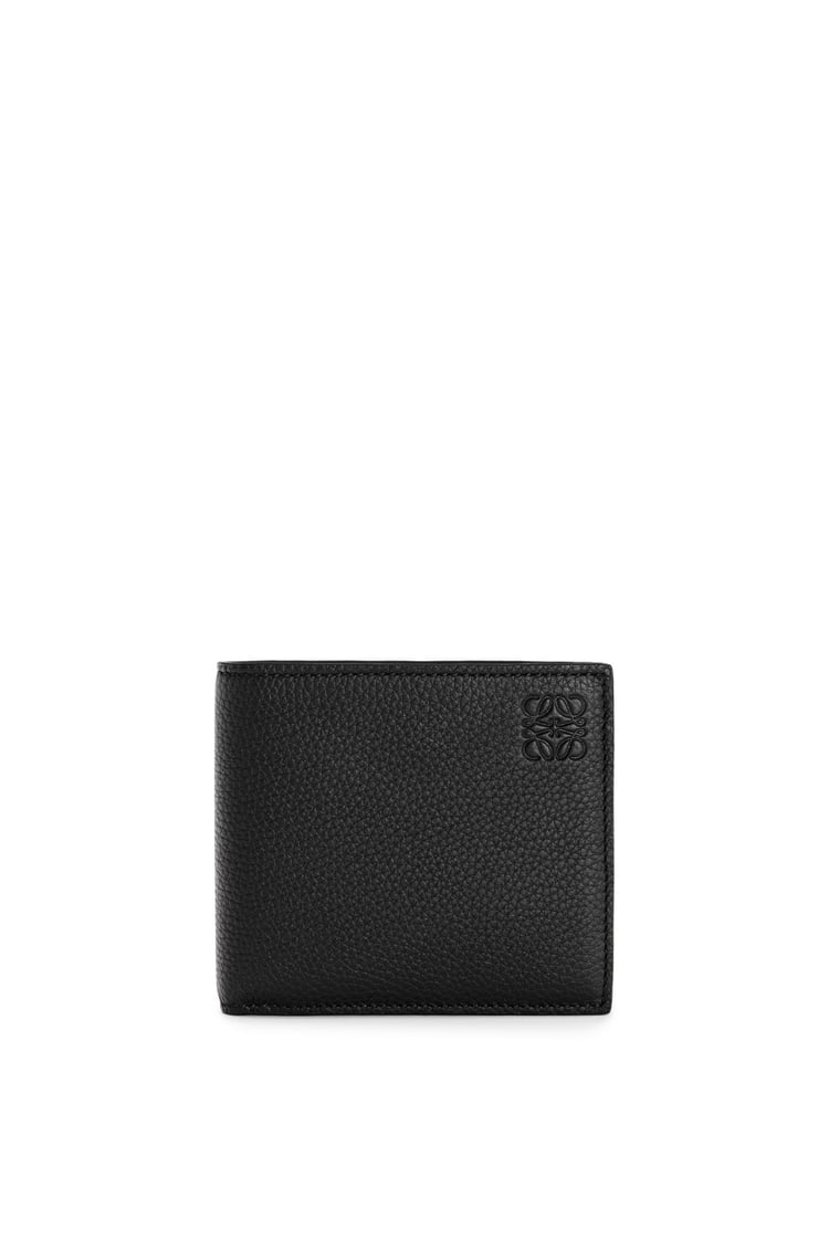 LOEWE Bifold wallet in soft grained calfskin Black